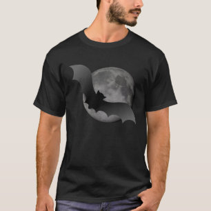 Camiseta Voando Bat Full Moon ~ Noir