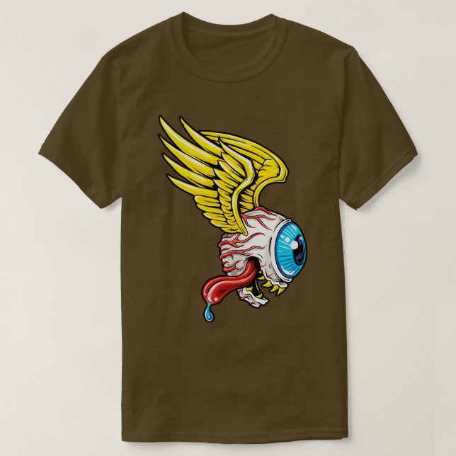 CAMISETA VOANDO EYEBALL (Frente do Design)
