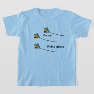 Camiseta - Voando orgulhoso (Nome Modelo)