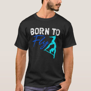 Camiseta Voar Aéreo Nascido Para Voar para Dançarino de Sed
