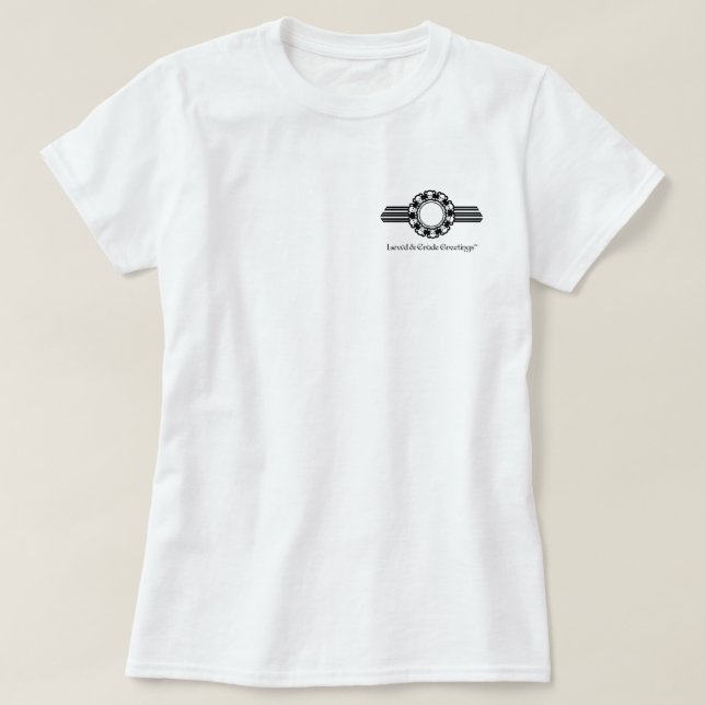 Camiseta Voar Os Céus De Lewd & Crude... (Frente do Design)