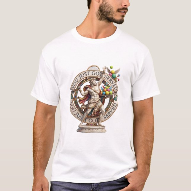 CAMISETA VOCÊ ACABA DE SER SERVIDO (Frente)
