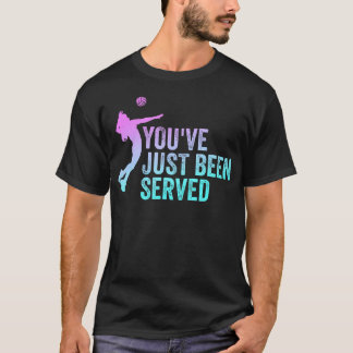 Camiseta Você Acaba de Ser Servido Engraçado