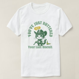 Camiseta Você acabou de amassar seu último biscoito, gato e