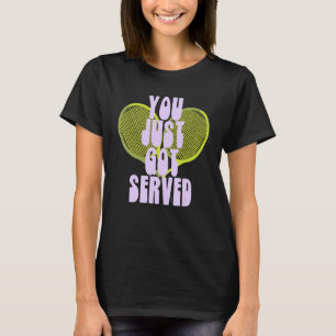 Camiseta Você Acabou De Ser Servida Com O Amor, Marcar Aces