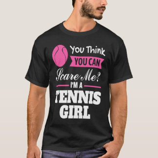 Camiseta você acha que pode me assustar sou uma garota de t