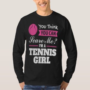 Camiseta você acha que pode me assustar sou uma garota de t