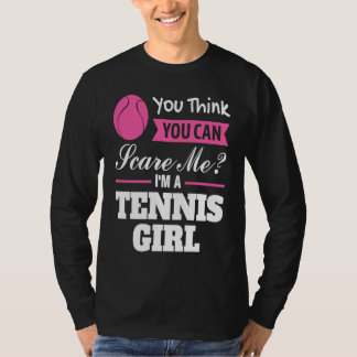 Camiseta você acha que pode me assustar sou uma garota de t