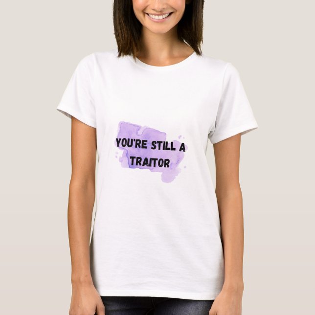 Camiseta Você ainda é a traidora Olivia Rodrigo SOUR tee (Frente)