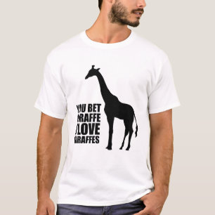 Camiseta Você aposta o girafa que eu amo o t-shirt dos