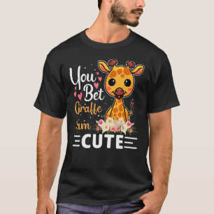 Camiseta Você aposta que eu sou fofa, Meninos da Girafa e