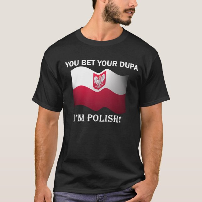 Camiseta "Você aposta seu dupa que eu sou" t-shirt escuro (Frente)