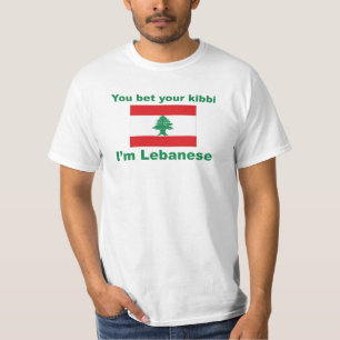 Camiseta Você aposta seu kibbi que eu sou o valor libanês