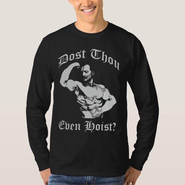 Camiseta Você Até É O Anfitrião? Eugen Sandow - Construção  (Frente)