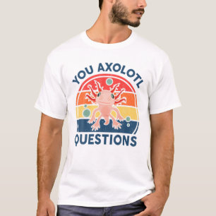 Camiseta Você Axolotl pergunta crianças jovens Cute Axolo