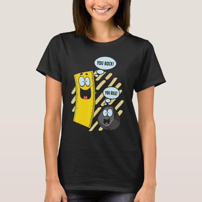 Camiseta Você Balança  Você Comanda    Régua e Borracha de  (Frente)