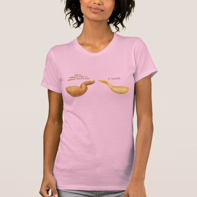 Camiseta Você Batata Doce Eu Inhame Piada Ruim (Frente)
