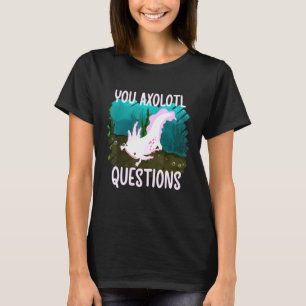 Camiseta Você Brinca Perguntas Axolotl Peixe Com Mãos Axolo