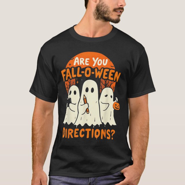 Camiseta Você Cai Na Direção Do Professor De Halloween Gh? (Frente)