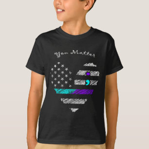 Camiseta Você Caminhada de Conscientização sobre Prevenção