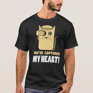 Camiseta Você Capturou a Fotografia do Meu Coração Fotógraf