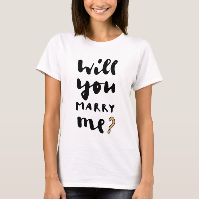 Camiseta Você casa comigo (Frente)