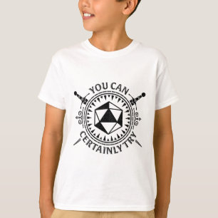 Camiseta Você certamente pode tentar o jogo de interpretaçã