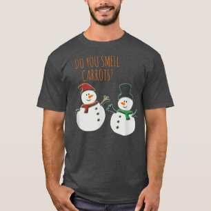Camiseta Você Cheira Carrots Para Uma Bela Noite Christma?
