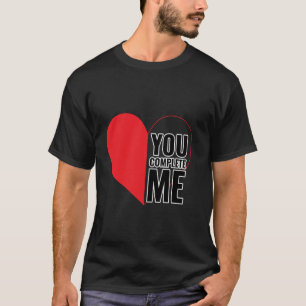 Camiseta Você Completa Eu Casal Homens Mulheres Engraçado P