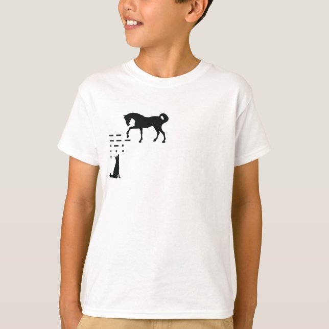 Camiseta Você comunicar-se-á por Morse? (Frente)