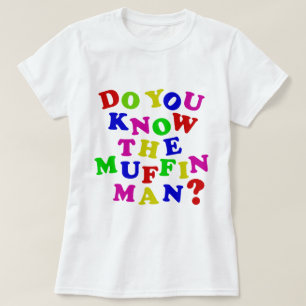 Camiseta Você conhece o homem de muffin?