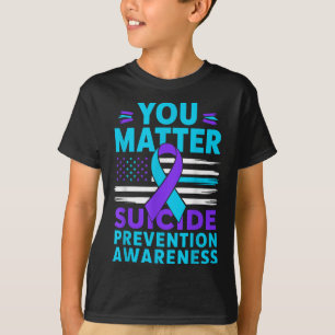 Camiseta Você Conscientização sobre Prevenção do Suicídio F