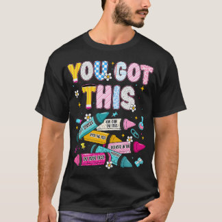 Camiseta Você Consegue Dia de Teste Avaliação Estadual Prof