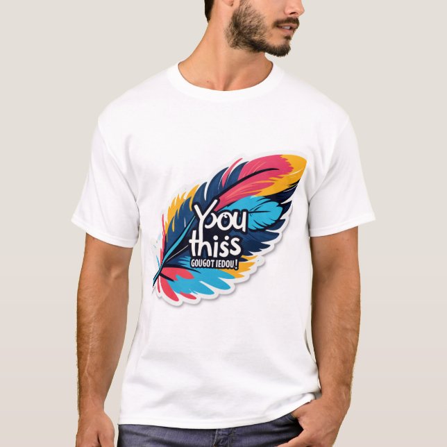 Camiseta VOCÊ CONSEGUE – Elevação e Conquista (Frente)