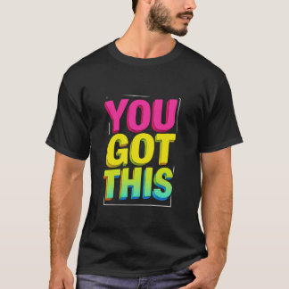 Camiseta Você CONSEGUE Isto Tipografia Motivacional