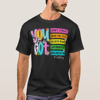 Camiseta Você Consegue Não Se Estrese Arrase Na Prova Dia D