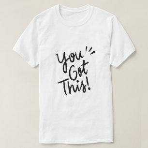 Camiseta Você Consegue – Tipografia de Incentivo