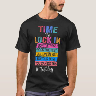 Camiseta Você Conseguiu Dia De Teste Hora De Teste Estadual