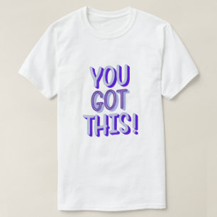 Camiseta Você Conseguiu Este Design de Tipografia Motivacio