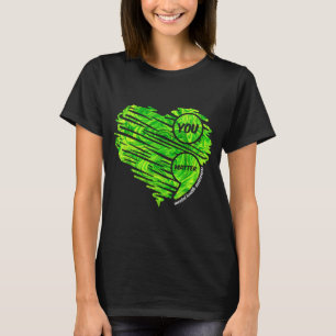 Camiseta Você Coração Verde Ponto e Vírgula Conscientização