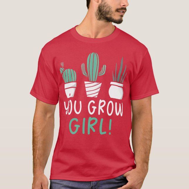 Camiseta Você Cresce Menina 70s retrô (Frente)