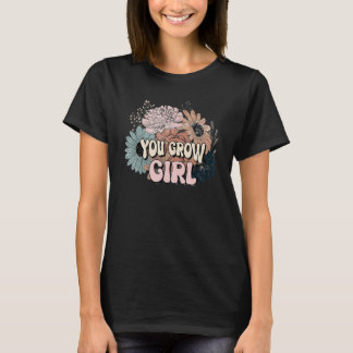 Camiseta Você Cultiva Menina Jardineiros Flores Suculenta C