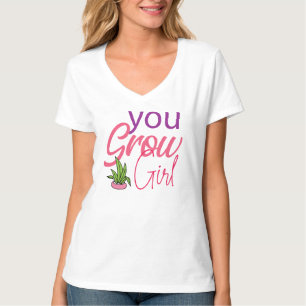 Camiseta Você cultiva uma citação inspiradora