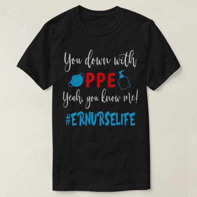 Camiseta Você Desceu Com PPE Sim Você Me Conhece Como Enfer (Frente do Design)