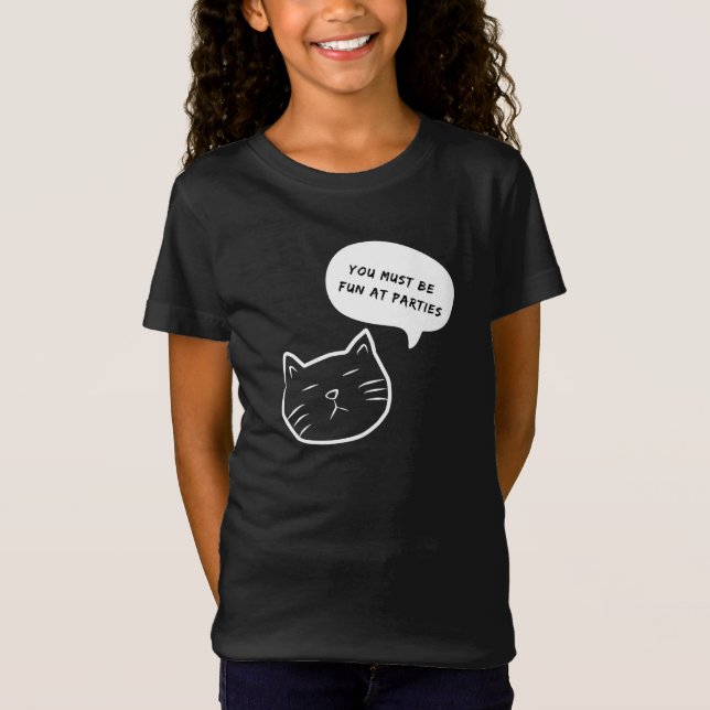 CAMISETA VOCÊ DEVE SER DIVERTIDO, AS FESTAS ENGRAÇAM A BOLH (Frente)