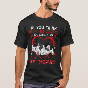 Camiseta Você Deveria Ver O Meu Coração Cachorro Japonê