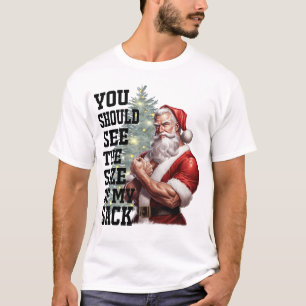 Camiseta Você deveria ver o tamanho do meu saco