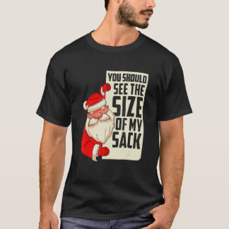 Camiseta Você deveria ver o tamanho do meu saco Festa de Fi
