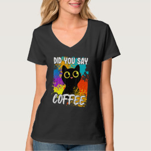 Camiseta Você Disse Café Gato Preto