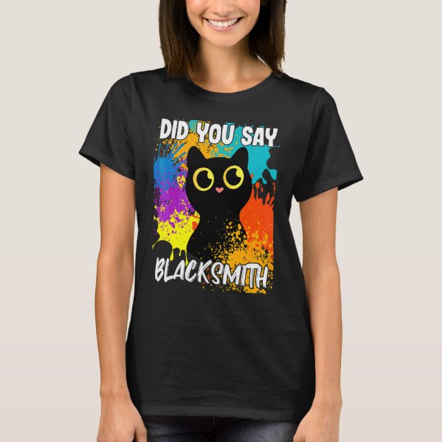 Camiseta Você Disse Ferreiro Gato Preto (Frente)